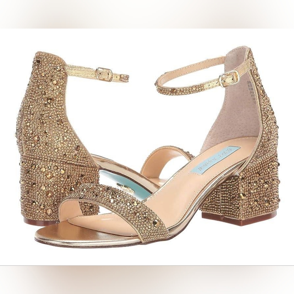 Betsey Johnson Mari Rose Gold Sandals